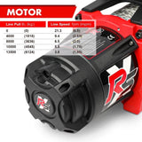 X-BULL 13500 lb Winch Load Capacity Electric Winch -12V DC Power for Towing Truck Off Road, 2 in 1 W1218121329