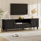 U-Can 70.9'' Modern TV Stand for TVs up to 80 Inches, Entertainment Center with Open Compartment, TV N724P286415B