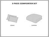 Full/Queen 3 Piece Comforter Mini Set B03596436