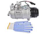 A/C Compressor with Clutch 5-Groove Pulley Fits for Mercedes-Benz C43 AMG GLC43 AMG Sprinter 3500 97030362