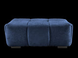 33 Sofas Blue Chenille - Ottoman W714P292693