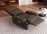 019-160&degRecliner Chair for Elderly Seniors-Manual Push Back Reclining Chair with 8-Point Massage W2636P286682