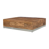 Luxvil Premium Solid Wood Coffee with Storage B024P156852