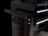 High Capacity Rolling Tool Chest with Wheels and Drawers, 8-Drawer Tool Storage Cabinet--BLACK 82764971