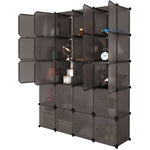 ZUN 20 Cube Organizer Stackable Plastic Cube Storage Shelves Design Multifunctional Modular Closet 31722240