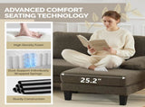 U-Shaped Convertible Sectional Sofa with 2 Chaise Lounges, 4-Seater Modular Couch with Removable & 97244480