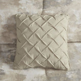 7 Piece Textured Cotton Blend Comforter Set Gray Queen B035128834