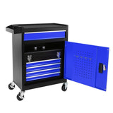 ZUN 5-Drawer Rolling Tool Chest, High Capacity Tool Storage Cabinet W/Lockable Wheels, Anti-Slip Liner, W1239P176623