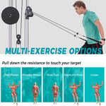 ZUN Lat Pulldown Machine Home Gym Fitness Silver 94538417