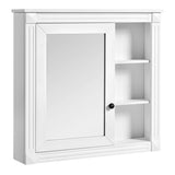 ZUN Bathroom Medicine Cabinet with Mirror, Wall Mounted Mirror Cabinet with Storage Organizer, Over the 59822428