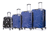 Luggage set PC material four piece travel luggage set, with rotating wheels and a sense of T3292P320449