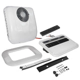 White 12V Air Conditioner RV Rooftop Electric Parking AC Unit 30-60A 1600W Low Noise for RV 35988802
