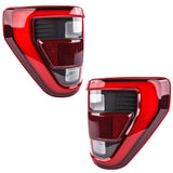 Right & Left LED Tail Light Brake W/Blind Spot for Ford F-150 F150 2021-2023 21454778