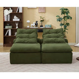 Modular Sofa,No Armrests,At will DIY,Soft Corduroy Fabric,Neck W2108P236842