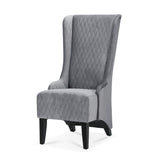 23.03" Wide High-Back Velvet Accent Chair, Comfy High Wingback Chair, Living Room Chair with Soft W68041792