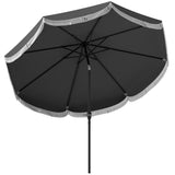 8.8FT Elegance Patio Umbrella, UPF 30 Outdoor Market Umbrella with 8 Ribs, Push Button 13271940