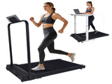 Walking Pad Treadmill with Handle Bar and Adjustable Incline, Compact Portable Treadmills for Home W2031P455220