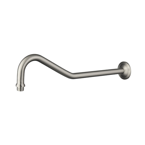 ZUN Shower Parts Shower Arms 17.3 in. Shower Arm in Stainless 18559020