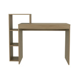 Britt 43" Wide Four Shelves Writting Desk, Home Office, Living Room, Gamer Desk Natural Oak B070P254783