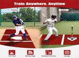 10ft x 3ft Softball Pitching Mat with Artificial Turf, Indoor & Outdoor Training Aid for Pitching 66618255