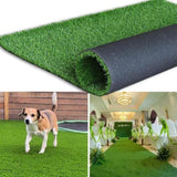 Artificial Grass Turf -5ft x 10ft 0.8"Indoor/Outdoor Synthetic Fake Grass,with rubber 98547044