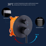 Shower System Shower Faucet Combo Set Wall Mounted with 10" Rainfall Shower Head and handheld shower 14651165