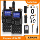 BAOFENG K5PLUS 10W Ham Radio Long Range Portable Handheld Walkie Talkies Long 74894311