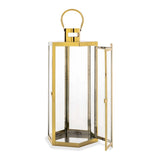 ZUN FRANK 23"H STAINLESS STEEL LANTERN 72191.00GLD