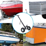 Trailer Dolly with Pneumatic Tires - 600 Lb. Maximum Tongue Weight Capacity, black color W46542295