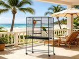 Bird Cage Starter Kit with Detachable Rolling Stand 39423029