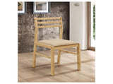 Natural and Tan 3-piece Dining Set with Drop Leaf B062P145452