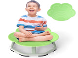 Green Elephant Design Kids Sit and Spin Chair, Easy Assembly Sensory Play Toy for 3 Years Old 24517287