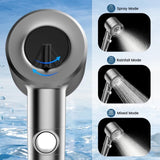 Filtered Shower Head with Handheld, Waterfall Showerhead High Pressure Water Flow Multiple Spray 24294087