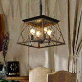 (Same as W1340111202/L1008) Farmhouse Chandelier 4-Light Vintage Antique Chandeliers Light Fixture W1340P206638
