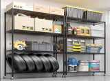 Heavy Duty Shelves 46.06" W Wire Shelving Unit with Wheels 800LBS NSF Metal Shelves for 80943192