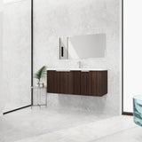 48 Inch Bathroom Cabinet With Resin Sink,Soft Close Doors,Float Mounting Design W999P206328
