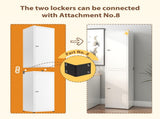 Metal Locker,Storage Cabinet with Doors,Small Locker with Lock,Mini Locker,Locking Cabinet,Lockable T5667P494570