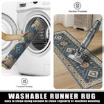 ZUN Kitchen Rug Sets 3 Piece with Runner Non Slip Kitchen Rugs and Mats Washable Kitchen Mats for Floor 63431658