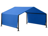 4*4*3.3FT Black Iron Pipe PVC Coated Polyester Waterproof and UV-resistant Blue Pet Tent. 32353754