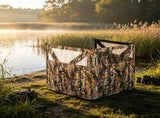 Camouflage Blind 3-Panel 176" x 58.3" with Quick-Access See Through Windows for Fast Setup 57629157