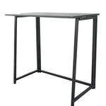 ZUN Simple Collapsible Computer Desk Black 92487333