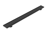 30 Inch Offset Linear Drain with Reversible Flat & Tile Insert Cover, 304 Stainless Steel W2287P480793