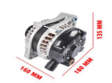 12V 130A Clockwise Rotation Alternator with 6-Groove Pulley Fits for Saturn Vue Sport Utility 3.5L 29690644