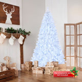 ZUN 7ft 1346 Branches Automatic Tree Structure PVC Material 500 Lights Cool Color 8 Modes Christmas Tree 03118579