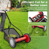 14 Inch Push Lawn Mower with Grass Catcher Bag 70913053