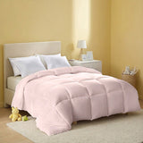 Pink plus-size comforter for all seasons, perfect for cozy bedrooms, luxurious hotel rooms, single, 31636539