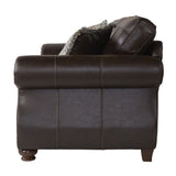 Leinster Faux Leather Upholstered Nailhead Sofa T2574P196944