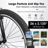 A26208 Ecarpat 26 Inch Bike, 21-Speed V-Brake, Front Suspension, Carbon Steel Frame W2563P180665