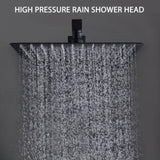 12 Inch Bathroom Rain Shower Combo Set With Hand Shower W121749882