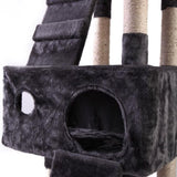 ZUN 67'' Multi-Level Cat Tree Tower, Kitten Condo House with Scratching Posts, Kitty Play Activity W2181P152200